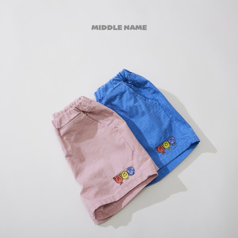 Middle Name - Korean Children Fashion - #childrensboutique - Kid Embrodiery Shorts - 3