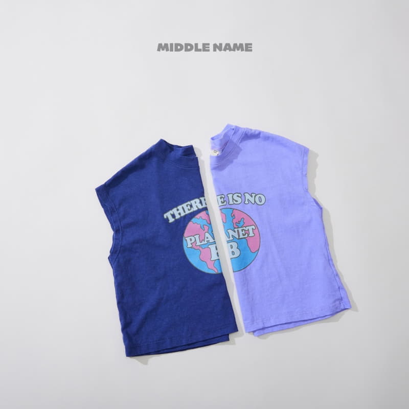 Middle Name - Korean Children Fashion - #designkidswear - Pigment Space Sleeveless - 5