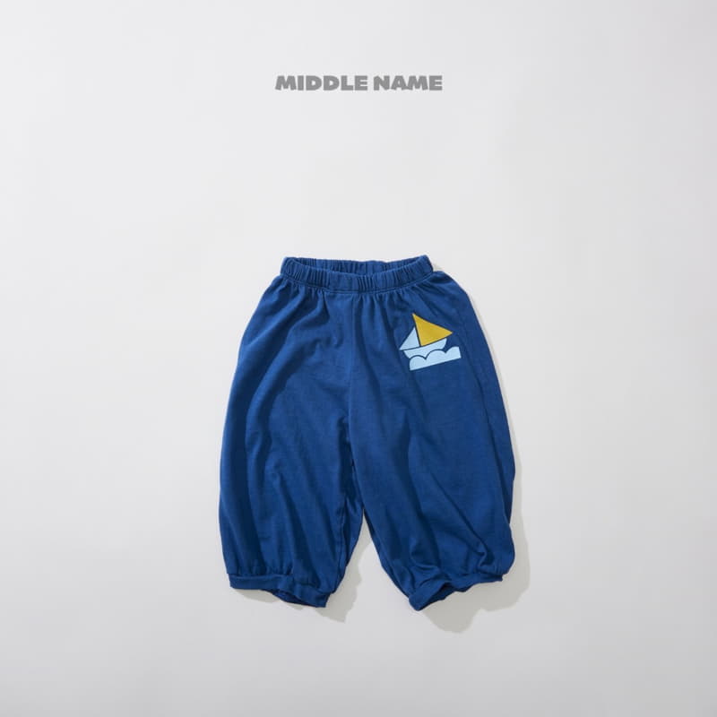 Middle Name - Korean Children Fashion - #prettylittlegirls - Sailing Cropped Pants - 2