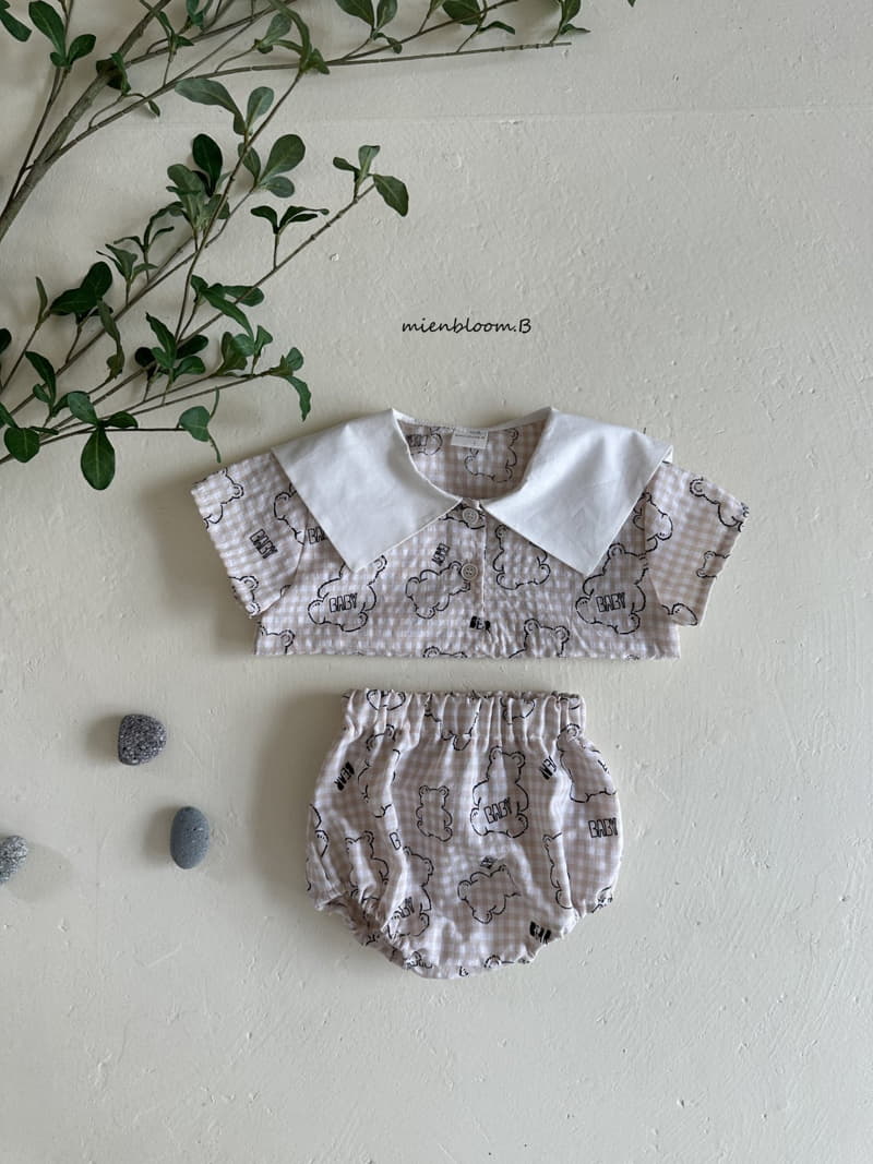 Mienbloom B - Korean Baby Fashion - #babyoninstagram - Baby Ponny Top Bottom Set - 11