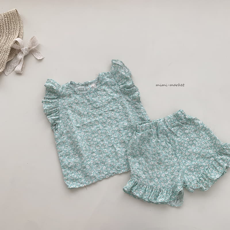 Mimi Market - Korean Baby Fashion - #babyboutiqueclothing - Cotige Top Bottom Set - 2