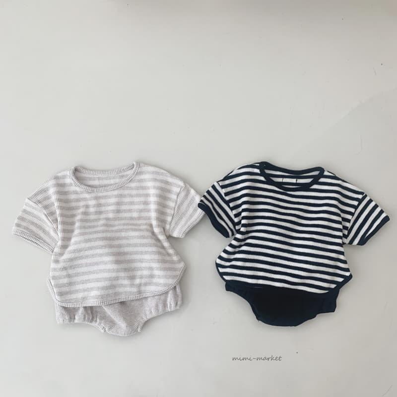 Mimi Market - Korean Baby Fashion - #babyfashion - Bebe Top Bottom Set - 2