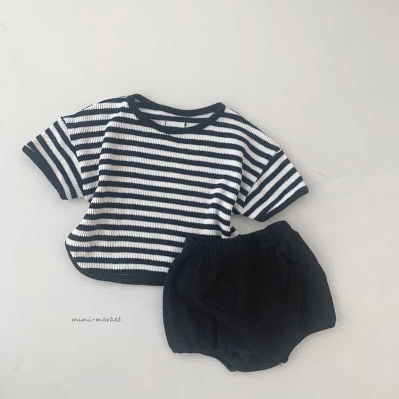 Mimi Market - Korean Baby Fashion - #babyootd - Bebe Top Bottom Set - 7