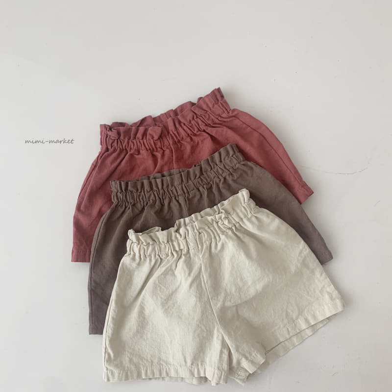 Mimi Market - Korean Baby Fashion - #babyoutfit - Linen Shorts - 3