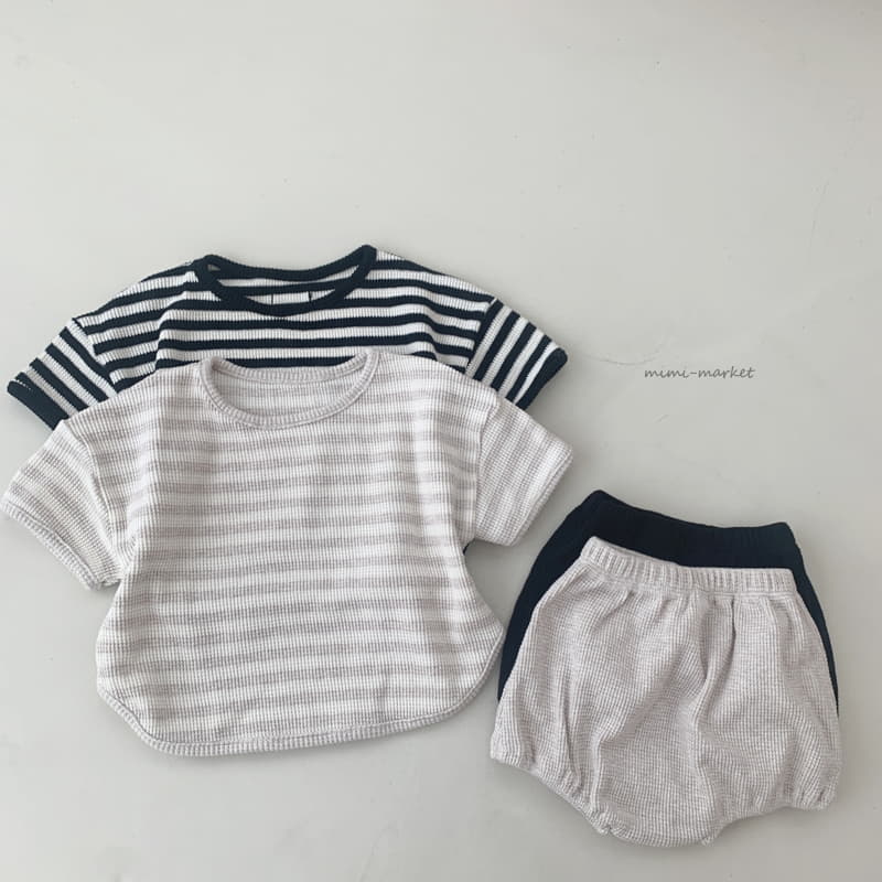 Mimi Market - Korean Baby Fashion - #onlinebabyboutique - Bebe Top Bottom Set - 11