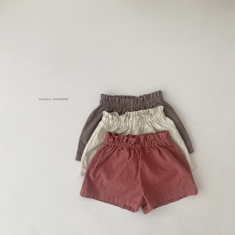 Mimi Market - Korean Baby Fashion - #onlinebabyshop - Linen Shorts - 6