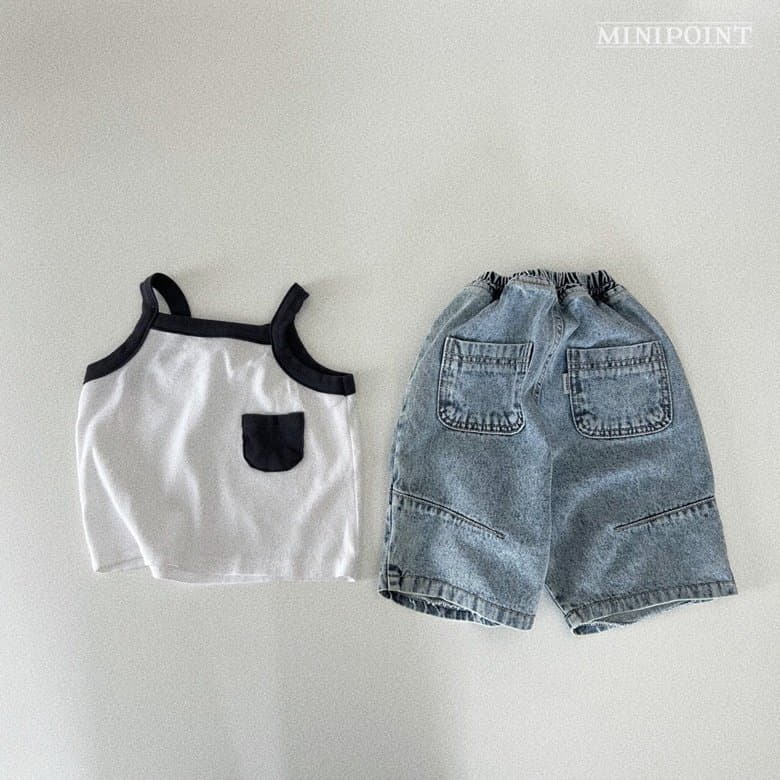 Minipoint - Korean Children Fashion - #Kfashion4kids - Pocket Sleeveless - 6