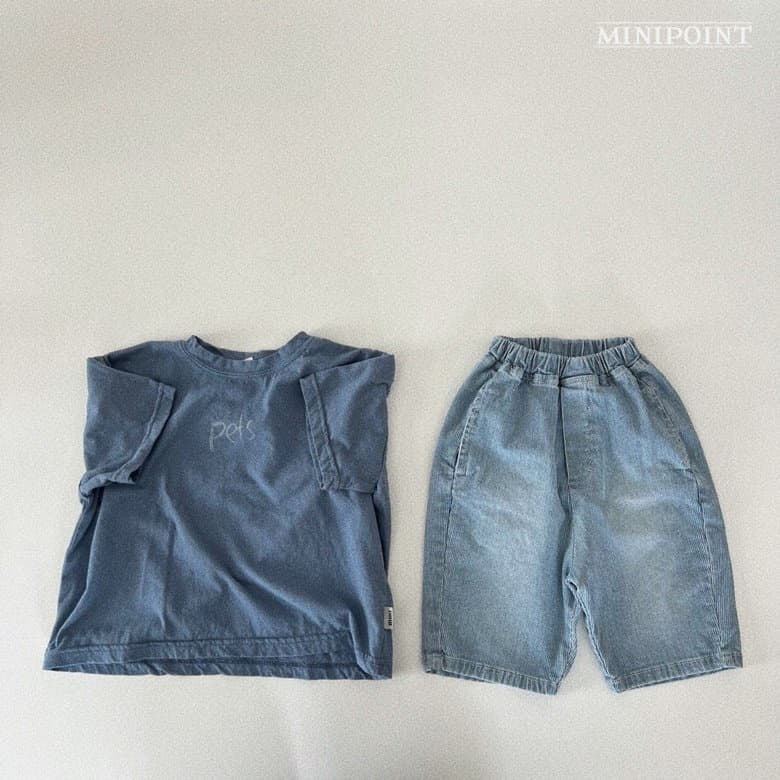 Minipoint - Korean Children Fashion - #childofig - Small Stripes Jeans - 7