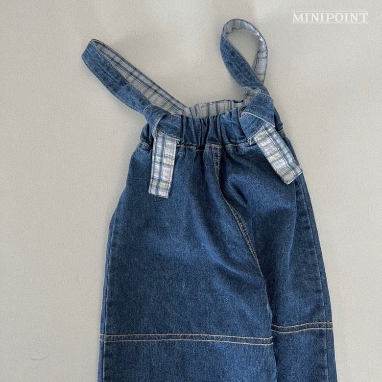 Minipoint - Korean Children Fashion - #childrensboutique - River Dungarees Pants - 3