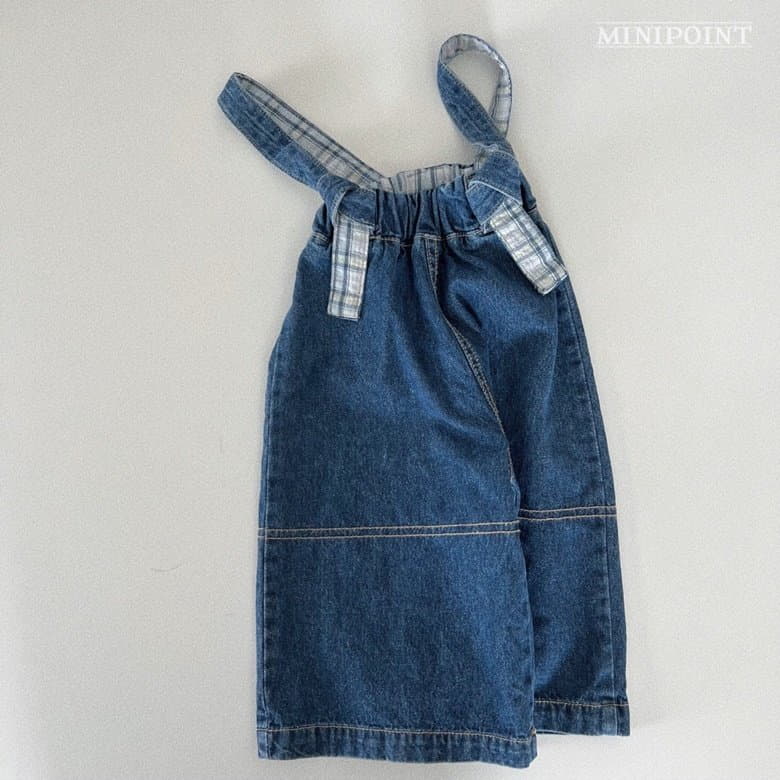 Minipoint - Korean Children Fashion - #childrensboutique - River Dungarees Pants - 4