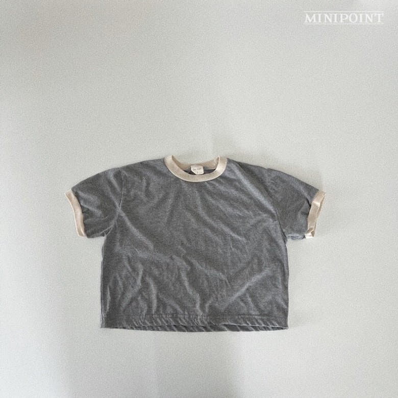 Minipoint - Korean Children Fashion - #kidzfashiontrend - Line Lip Tee - 8