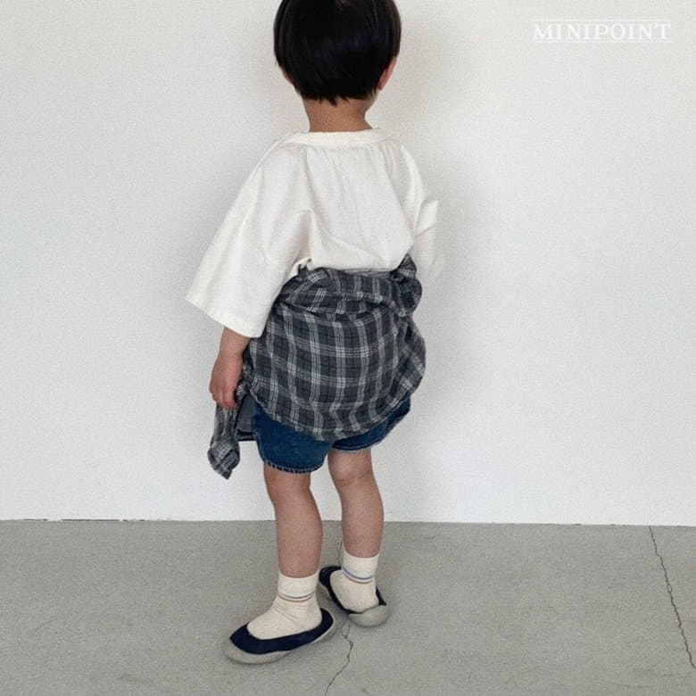 Minipoint - Korean Children Fashion - #littlefashionista - Stand Check Shirt - 7