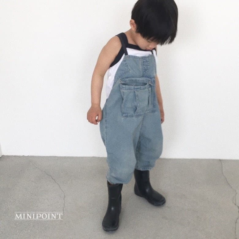 Minipoint - Korean Children Fashion - #littlefashionista - Gunbbang Overalls - 3