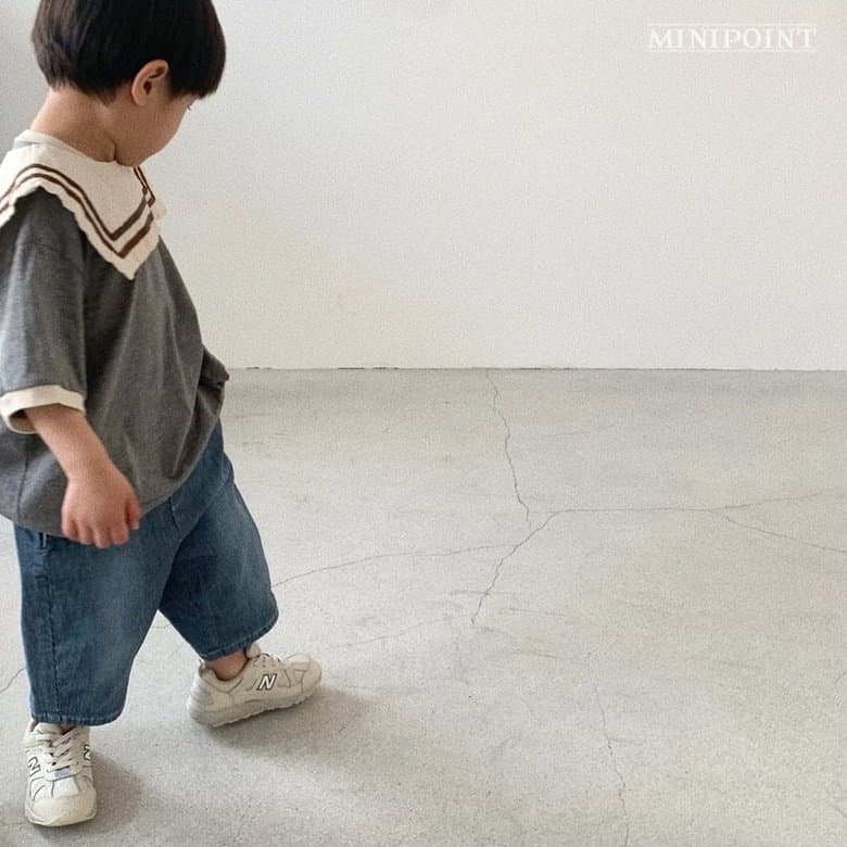 Minipoint - Korean Children Fashion - #magicofchildhood - Small Stripes Jeans - 3