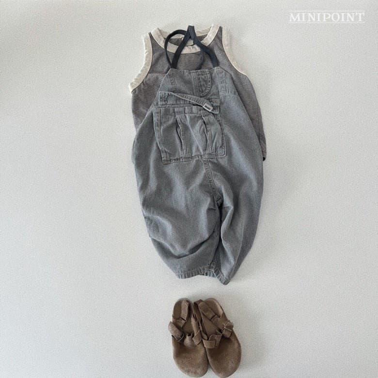 Minipoint - Korean Children Fashion - #minifashionista - Gunbbang Overalls - 5