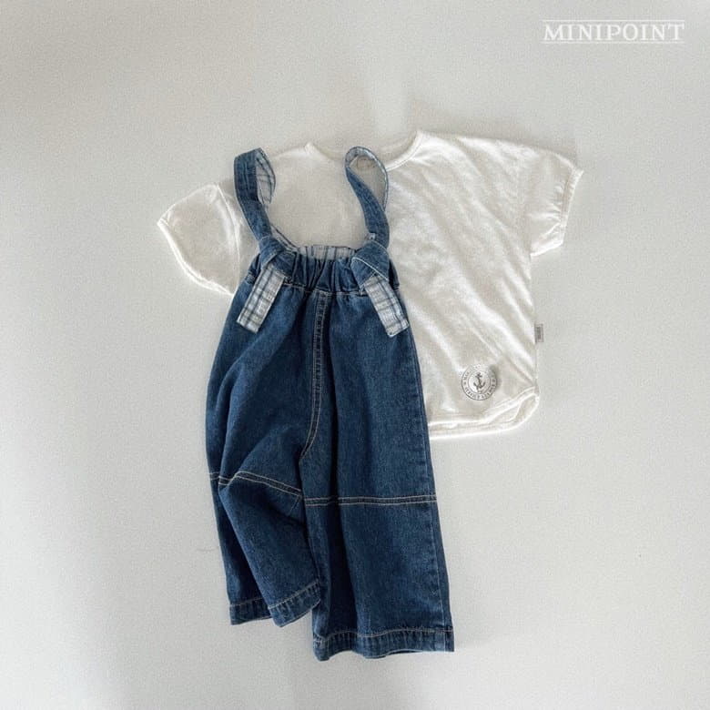 Minipoint - Korean Children Fashion - #stylishchildhood - River Dungarees Pants