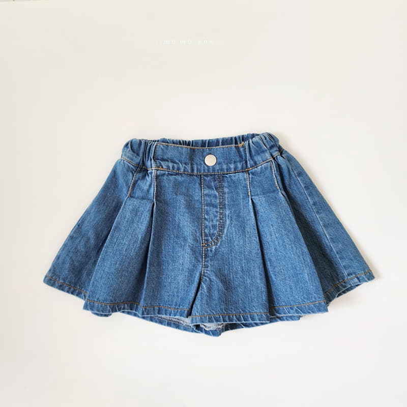 Momo Ann - Korean Children Fashion - #fashionkids - Denim Currot Shorts - 11