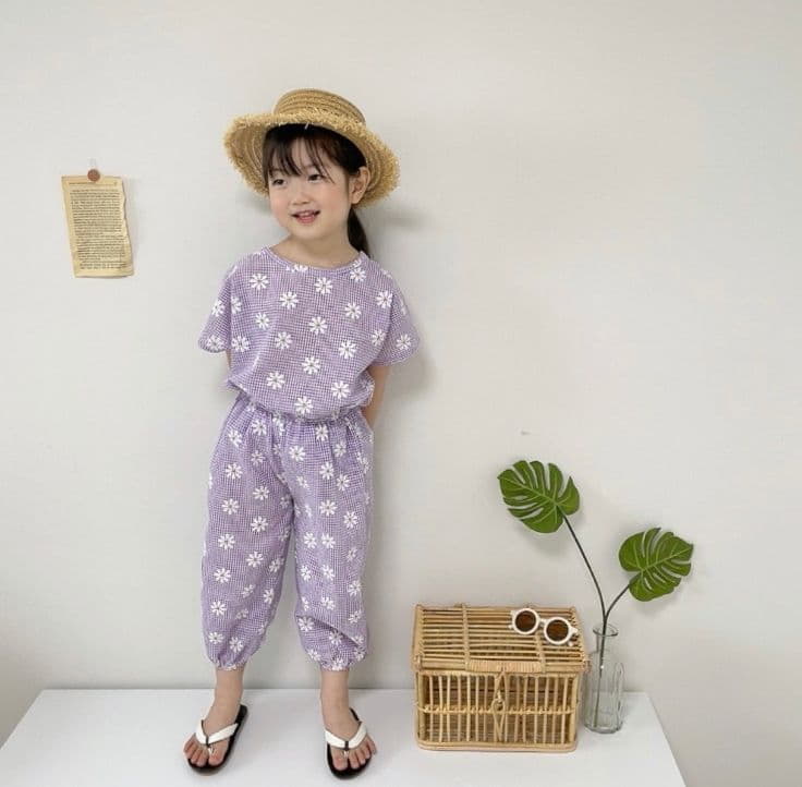 Moran - Korean Children Fashion - #childofig - Daisy Top Bottom Set