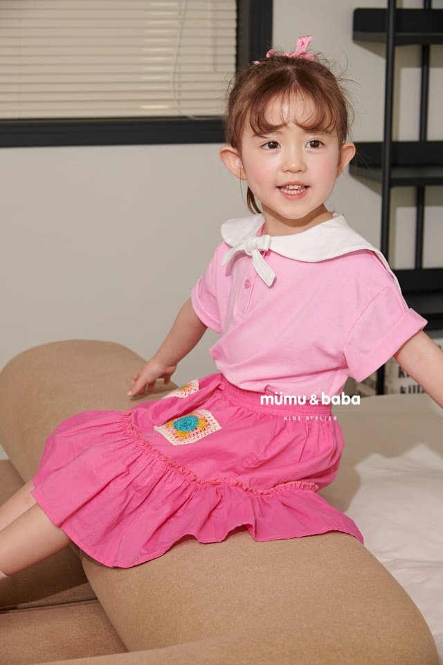 Mumunbaba - Korean Children Fashion - #littlefashionista - Pocket Skirt - 8