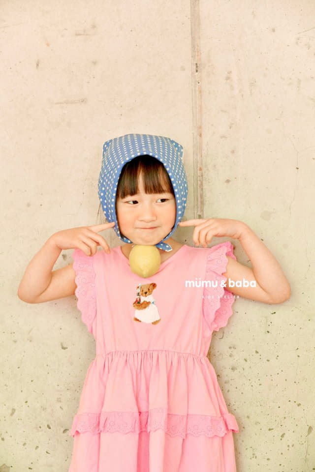 Mumunbaba - Korean Children Fashion - #prettylittlegirls - Rora Bear One-piece - 2