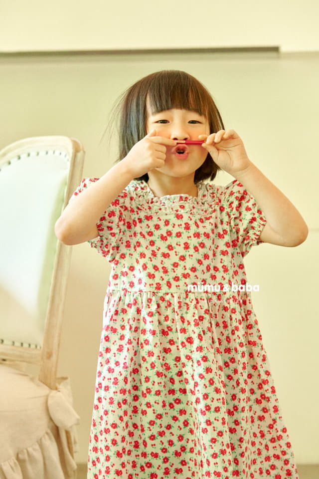 Mumunbaba - Korean Children Fashion - #toddlerclothing - Mini Rose One-piece - 6