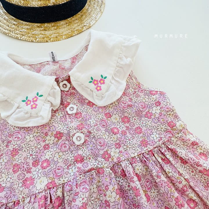 Murmure - Korean Children Fashion - #childrensboutique - Summer Collar One-piece - 2