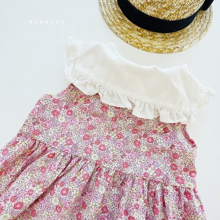 Murmure - Korean Children Fashion - #fashionkids - Summer Collar One-piece - 5