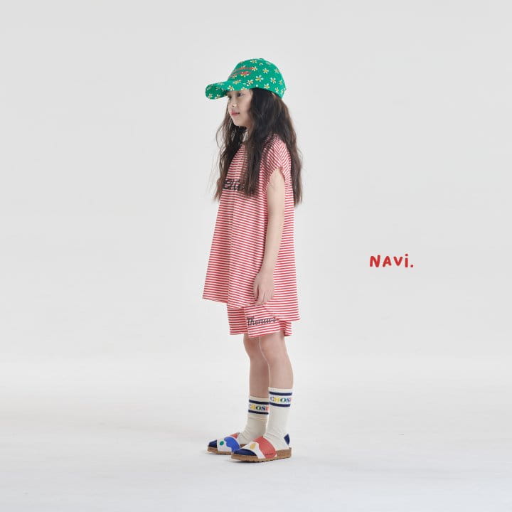 Navi - Korean Children Fashion - #minifashionista - Stripes Tee - 6