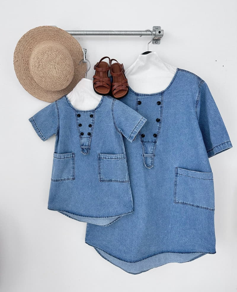 Neko - Korean Children Fashion - #discoveringself - Picnic Denim One-piece - 2