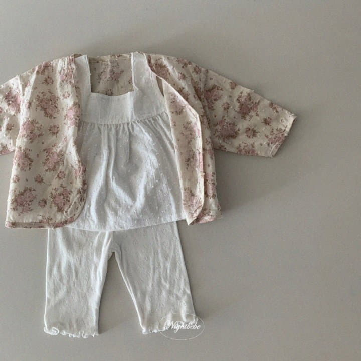 Night Bebe - Korean Baby Fashion - #babyclothing - Rose Cardigan  0~3y - 2