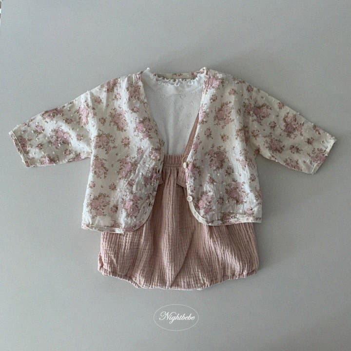 Night Bebe - Korean Baby Fashion - #babyfever - Yoru Dungareed Bloomer