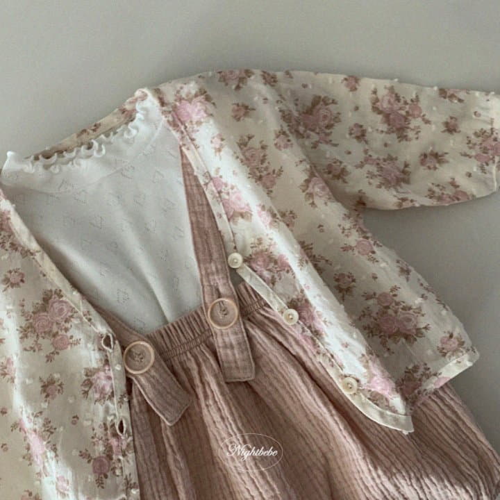 Night Bebe - Korean Baby Fashion - #babylifestyle - Rose Cardigan  0~3y - 6