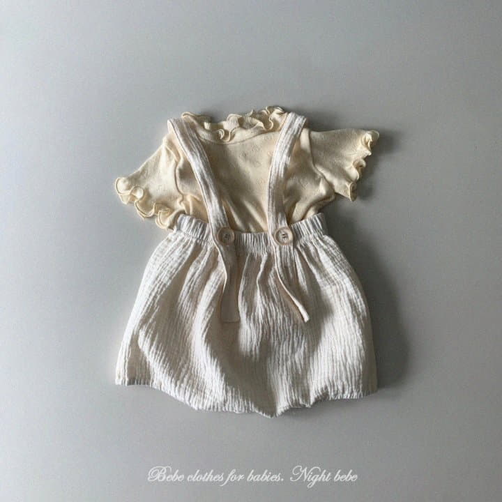 Night Bebe - Korean Baby Fashion - #babyoninstagram - Eyelet Tee - 10