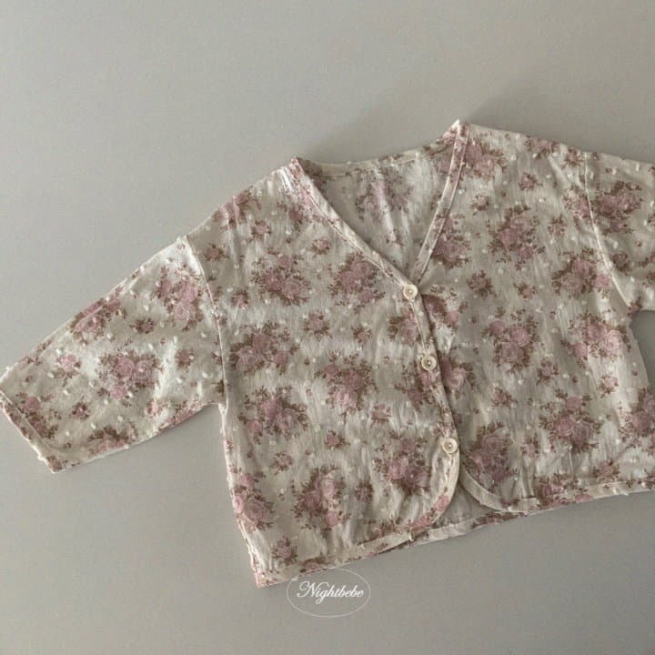 Night Bebe - Korean Baby Fashion - #babyoutfit - Rose Cardigan  0~3y - 9