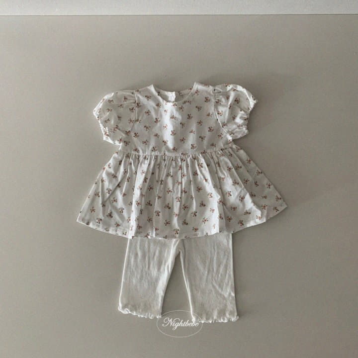 Night Bebe - Korean Baby Fashion - #onlinebabyshop - Eyelet Leggings - 2