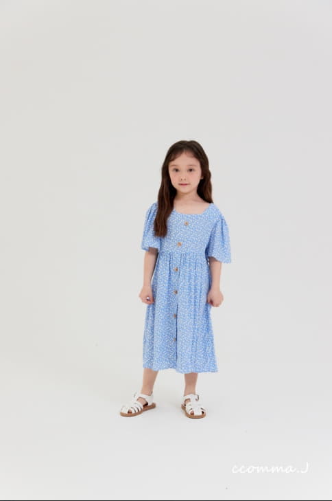 Oda - Korean Children Fashion - #todddlerfashion - Sky One-piece - 2