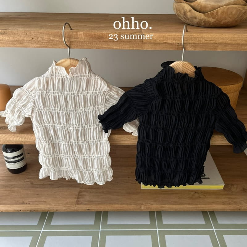 Ohho - Korean Children Fashion - #Kfashion4kids - Dear Smocked Blouse