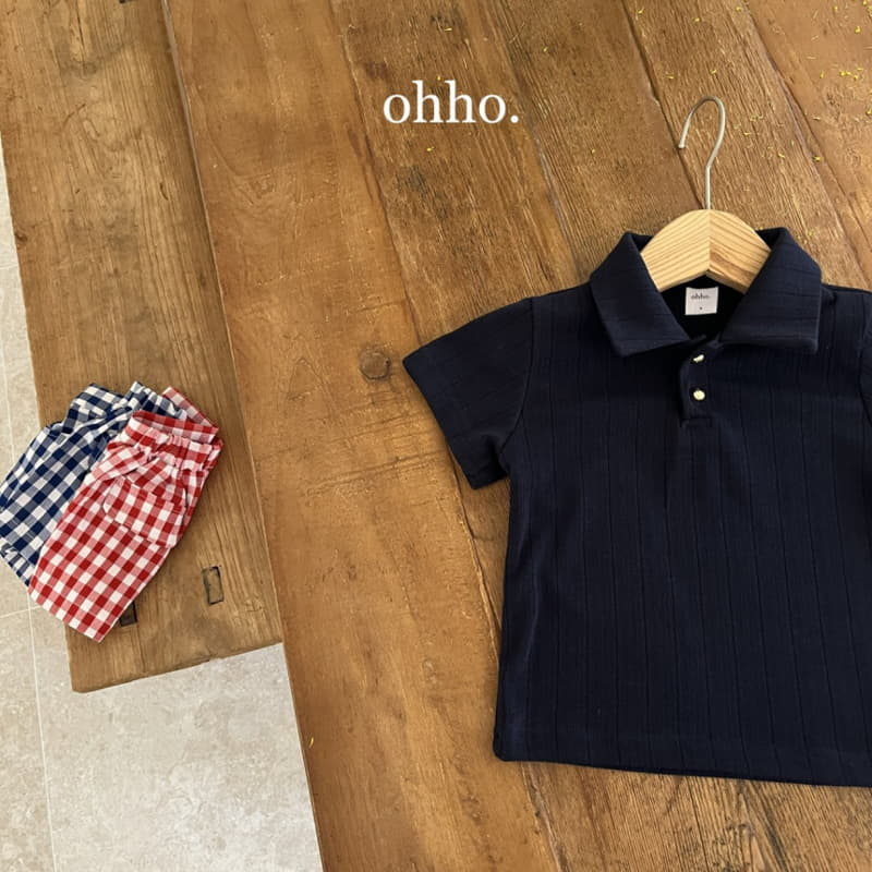 Ohho - Korean Children Fashion - #childofig - French Summer Collar Tee - 7