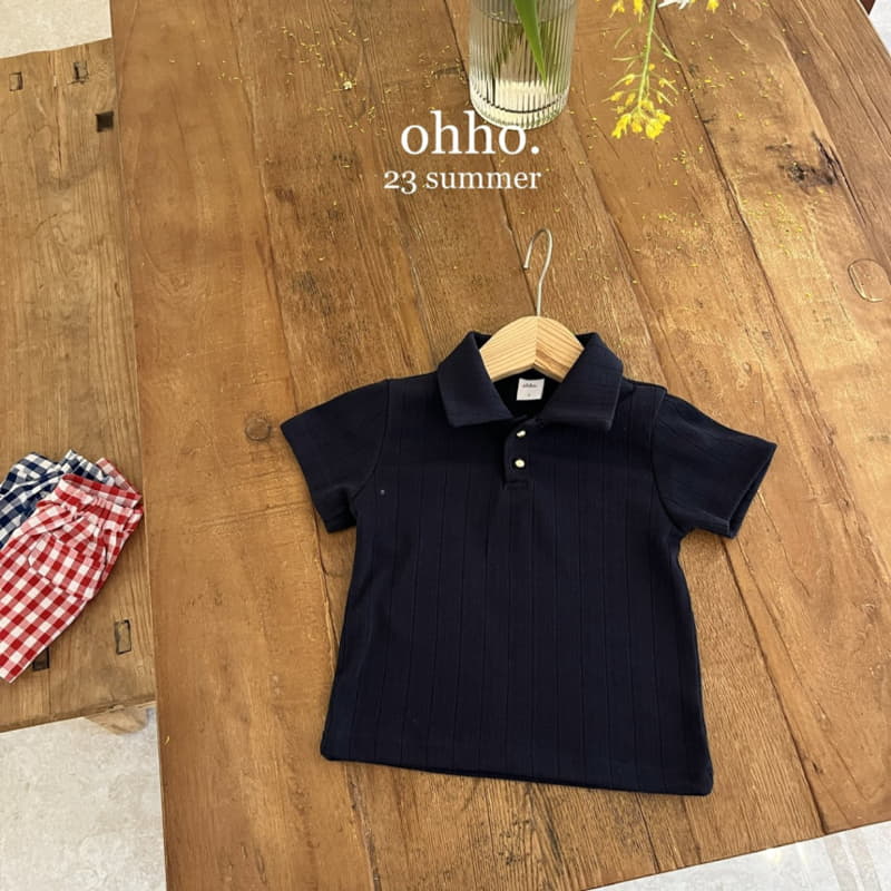 Ohho - Korean Children Fashion - #childrensboutique - French Summer Collar Tee - 8