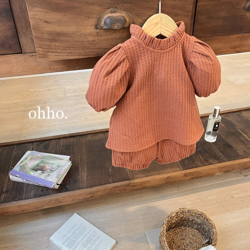 Ohho - Korean Children Fashion - #childrensboutique - Caramel Blouse - 6