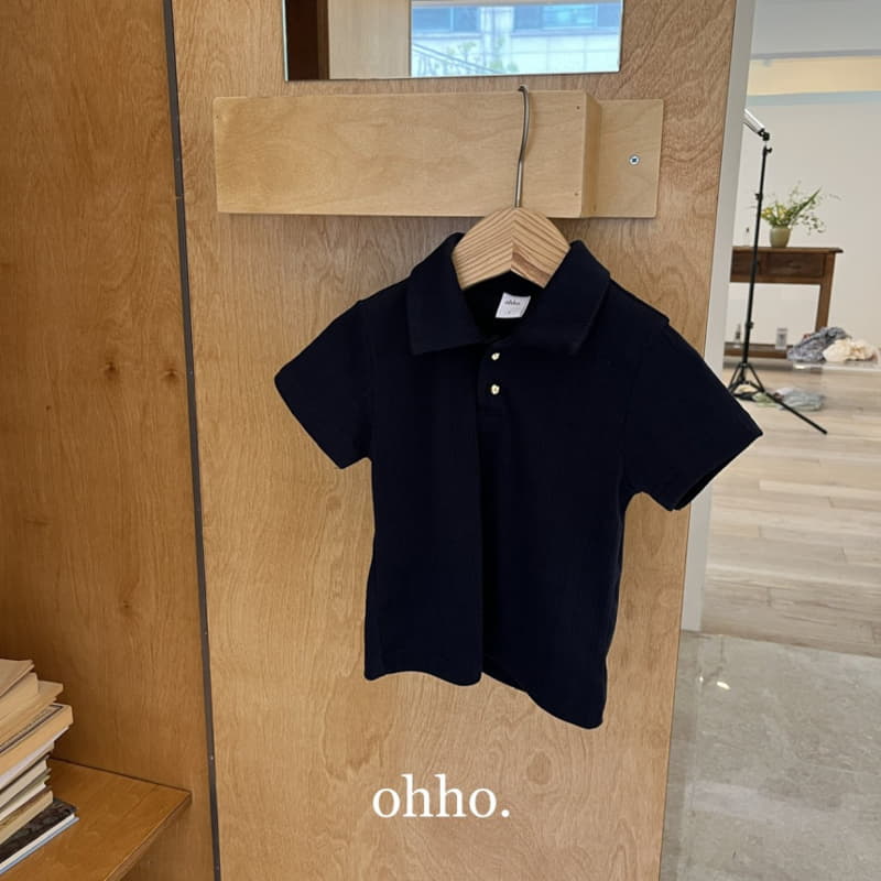 Ohho - Korean Children Fashion - #designkidswear - French Summer Collar Tee - 9