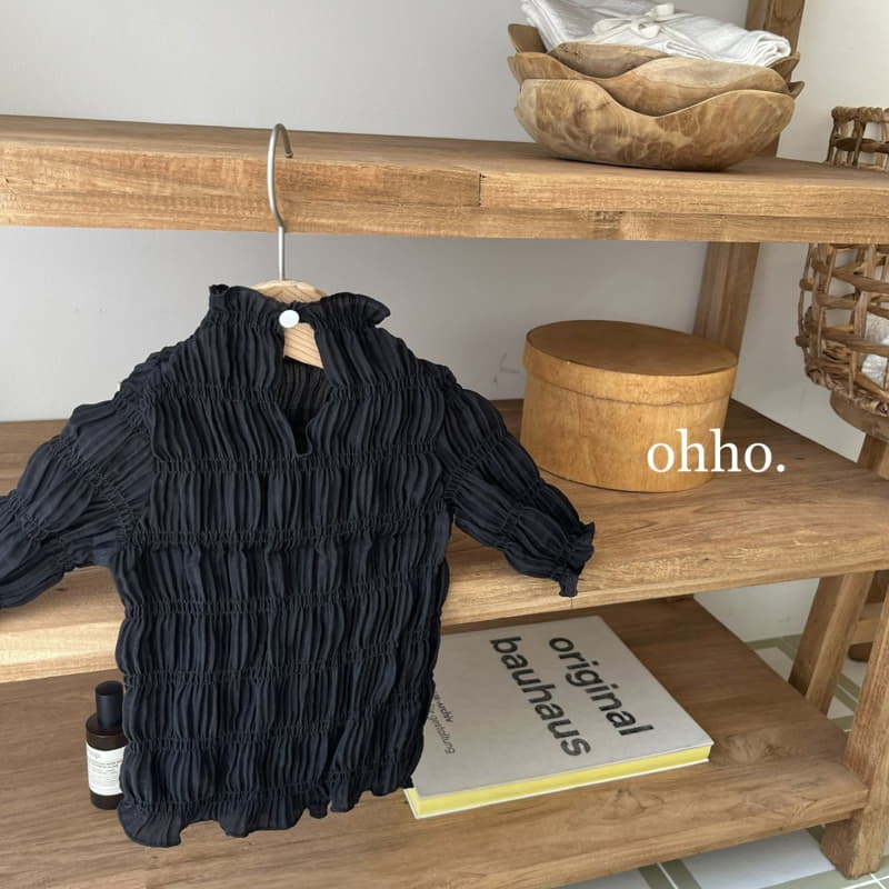 Ohho - Korean Children Fashion - #designkidswear - Dear Smocked Blouse - 9