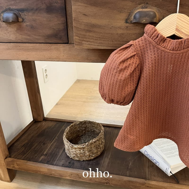 Ohho - Korean Children Fashion - #discoveringself - Caramel Blouse - 8