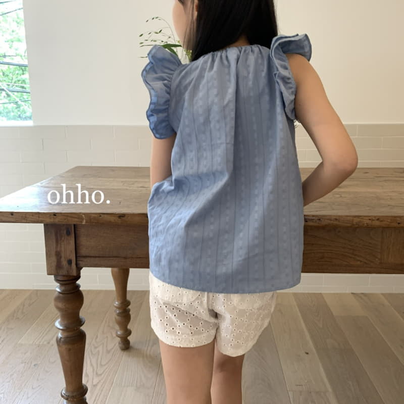 Ohho - Korean Children Fashion - #discoveringself - Embrodiery Wrap Skirt Pants - 7