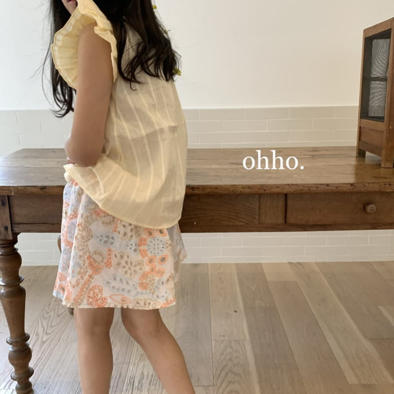 Ohho - Korean Children Fashion - #discoveringself - Ette Punching Skirt Pants - 6