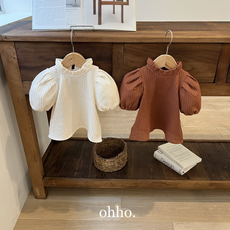 Ohho - Korean Children Fashion - #fashionkids - Caramel Blouse - 9