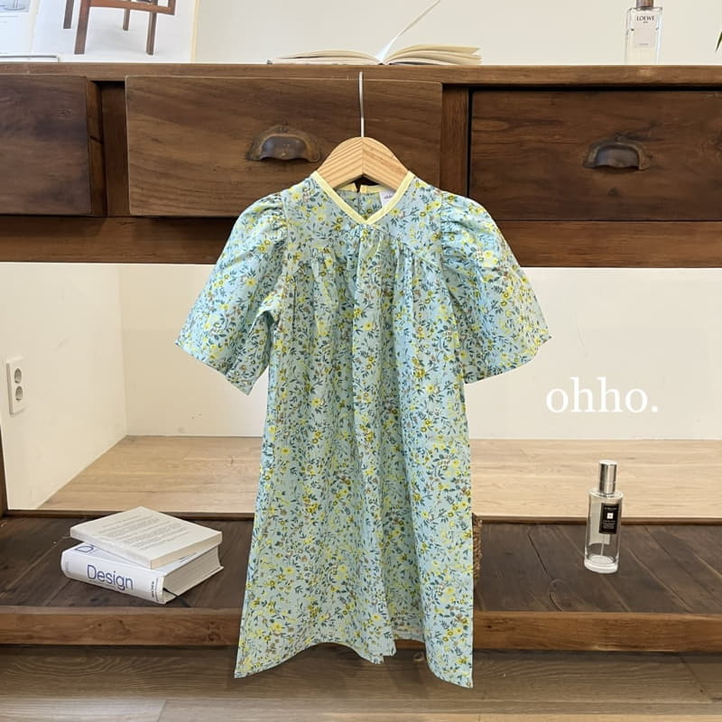 Ohho - Korean Children Fashion - #kidsshorts - Liberty One-piece with Mom - 4