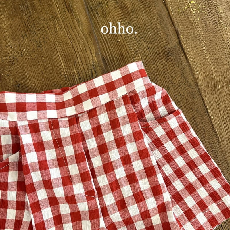 Ohho - Korean Children Fashion - #minifashionista - Summer Check Pants - 11