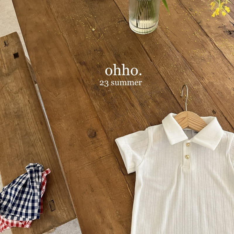 Ohho - Korean Children Fashion - #prettylittlegirls - French Summer Collar Tee - 3