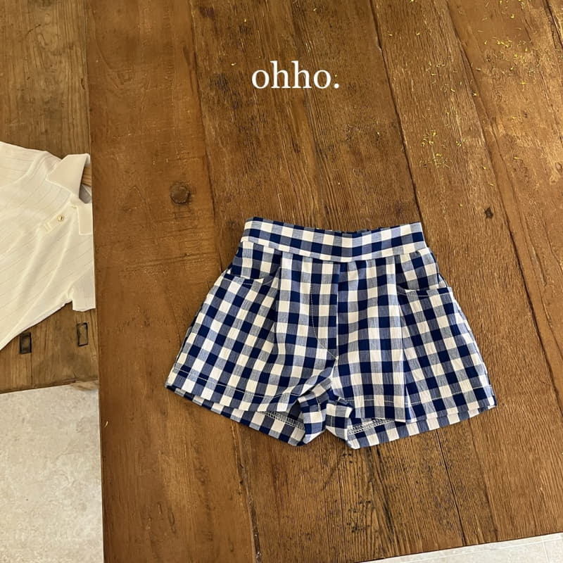 Ohho - Korean Children Fashion - #prettylittlegirls - Summer Check Pants - 12